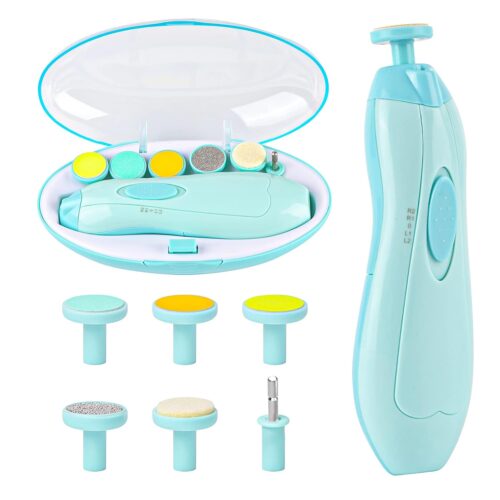 Electric Baby Nail File & Trimmer Set – Safe Nail Care Kit for Kids & Newborns
